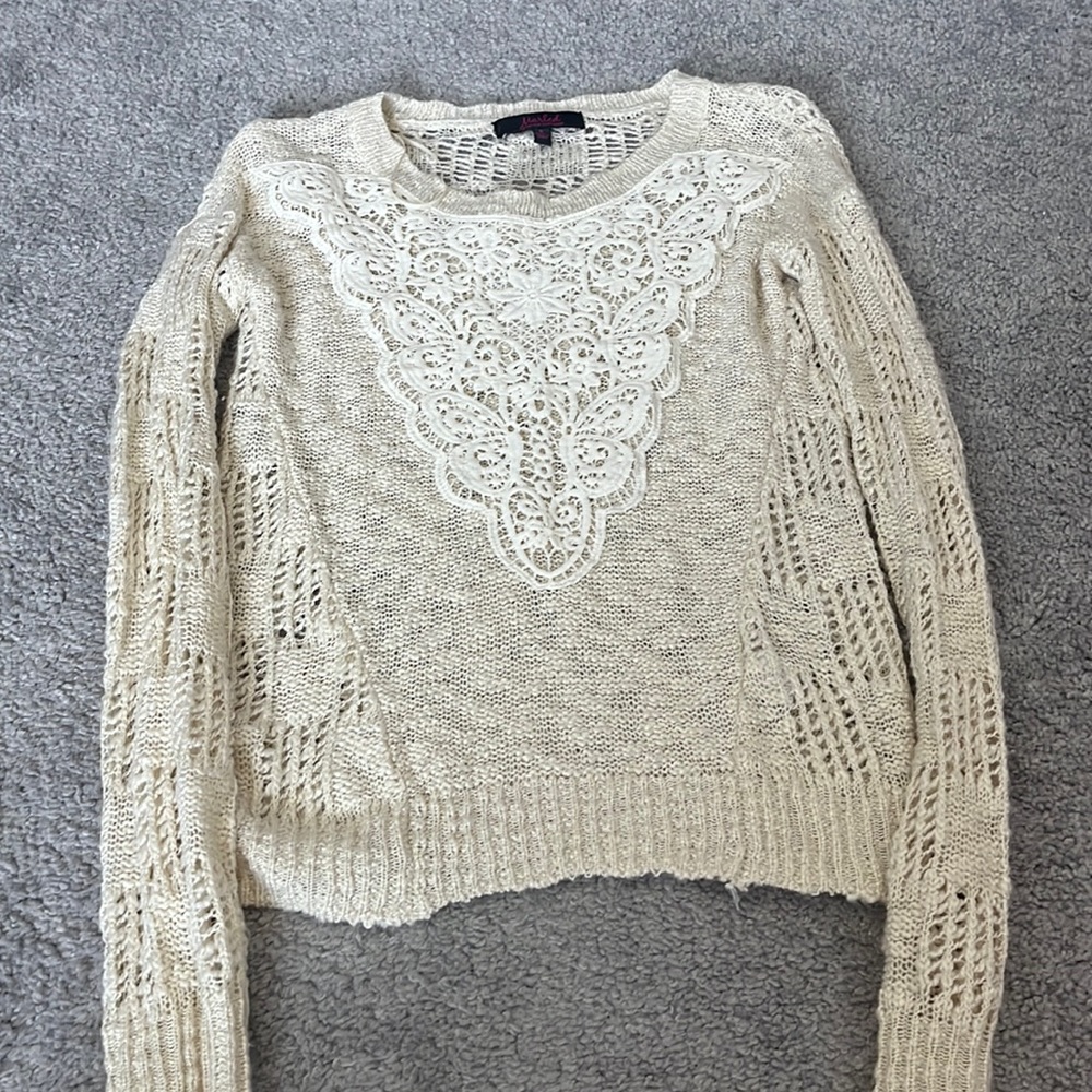 Detailed sweater.